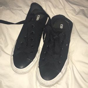 Black converse All Star sneakers size 6